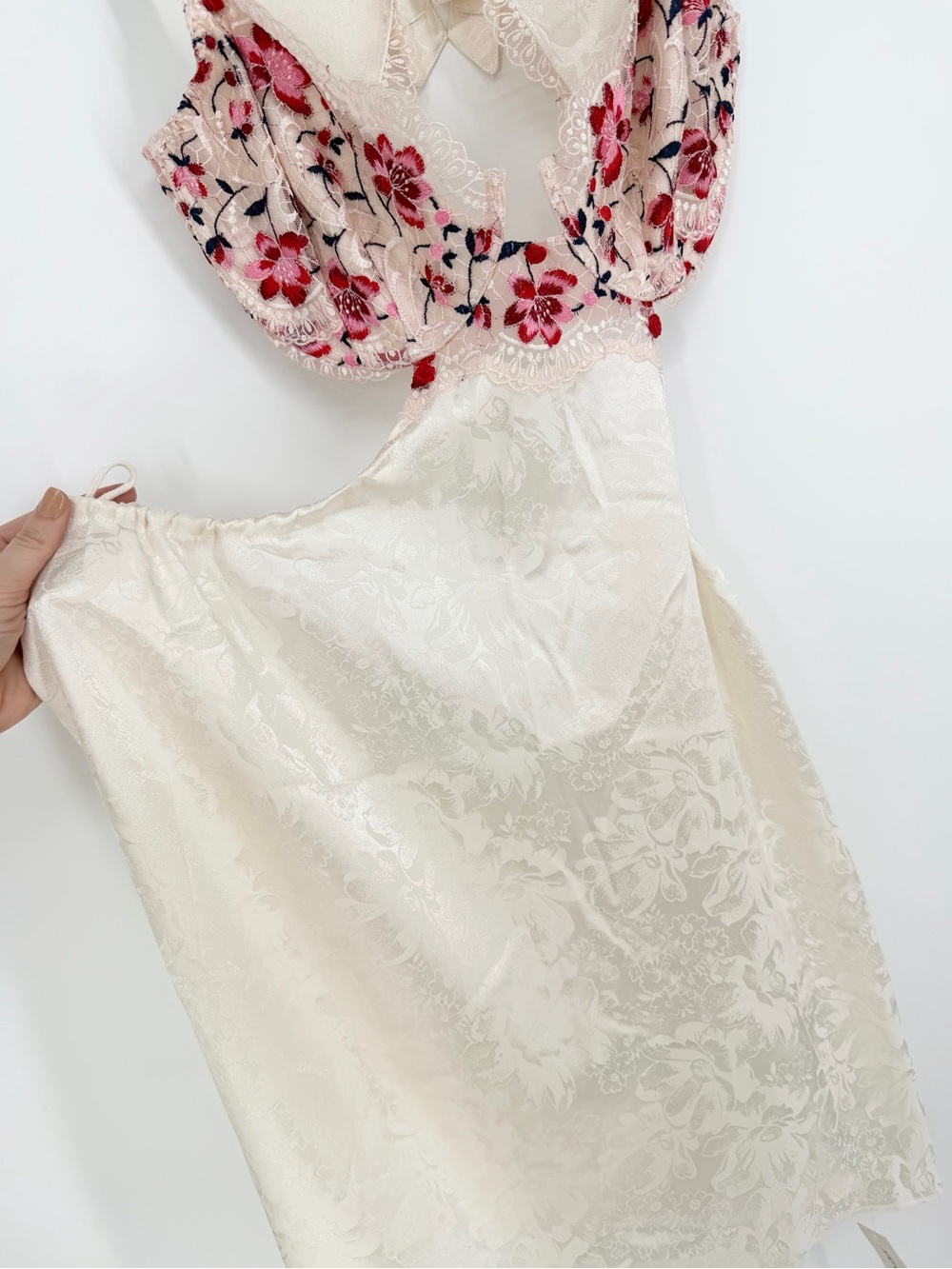 For Love & Lemons White Festival Cutout Rose Dress - Picture 5 of 16